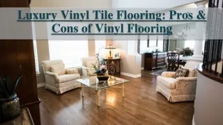 Luxury Vinyl Tile Flooring