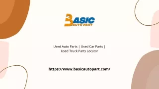 Used Auto Parts  Used Car Parts Auto Salvage Yards