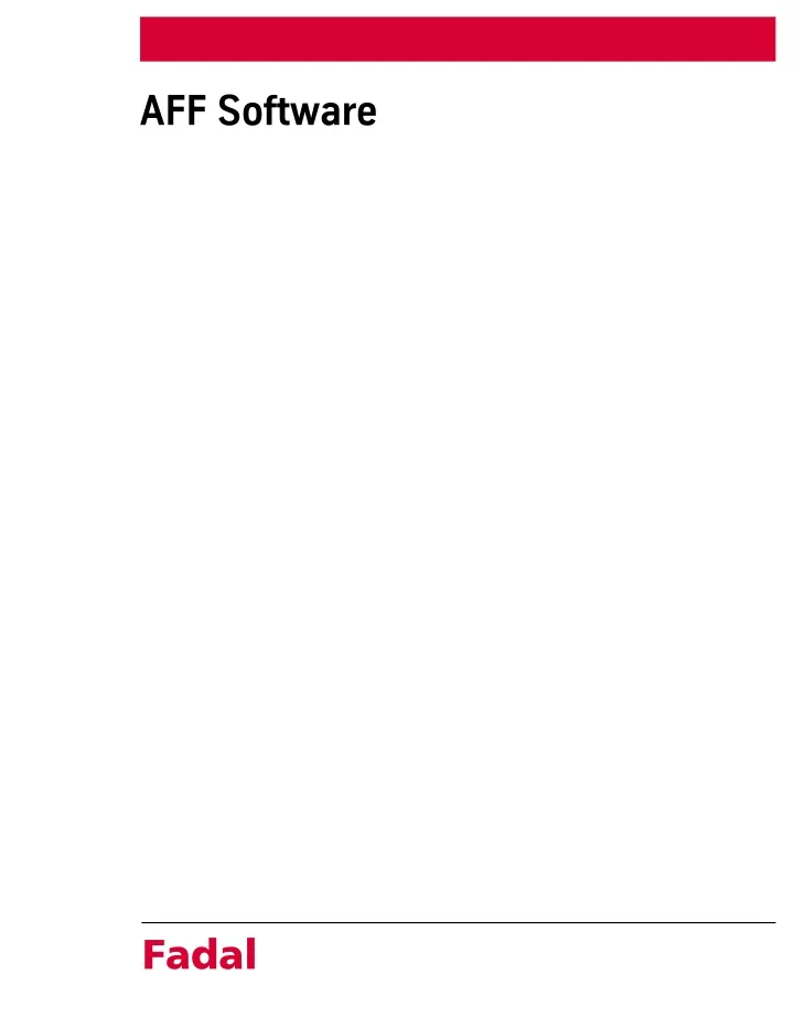 aff software