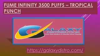 Fume Infinity 3500 Puffs – Tropical Punch