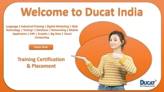 welcome to ducat india