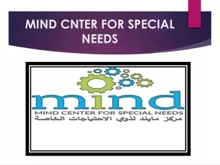mind cnter for special needs