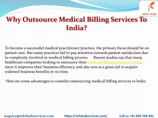 why outsource medical billing services to india