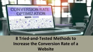 Tested Methods To Increase The CRO Of A Website