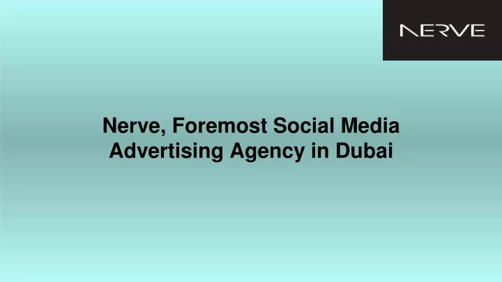 nerve foremost social media advertising agency