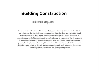 building construction