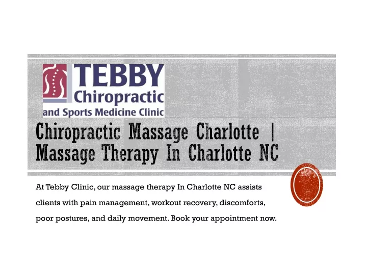 chiropractic massage charlotte massage therapy in charlotte nc