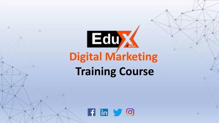 digital marketing training course