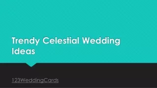 Trendy Celestial Wedding Ideas