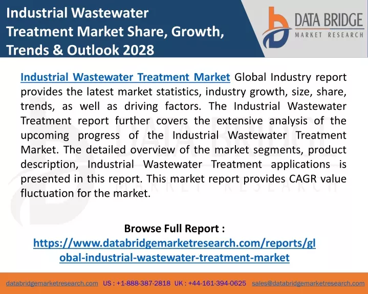 industrial wastewater treatment market share