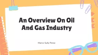 Marco "Sully" Perez - Insights About Oil And Gas Industry