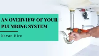 Understanding The Basics of Plumbing System | Navan Hire