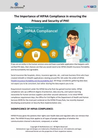 the importance of hipaa compliance in ensuring