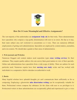 how do i create meaningful and effective