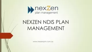 Nexzen NDIS PLAN MANAGEMENT