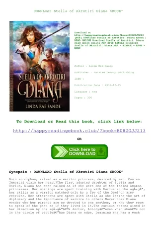 DOWNLOAD Stella of Akrotiri Diana $BOOK^