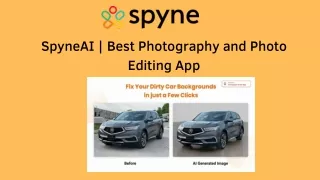spyneai best photography and photo editing app