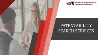 patentability search services - Wissen Research