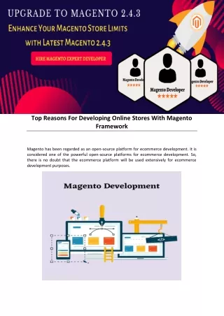 top reasons for developing online stores with