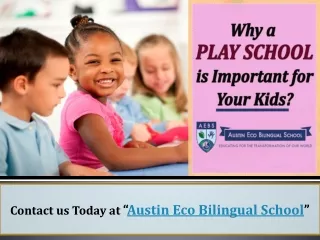 contact us today at austin eco bilingual school