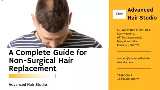A Complete Guide for Non-Surgical Hair Replacement