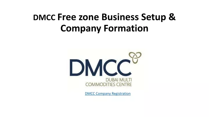 dmcc free zone business setup company formation