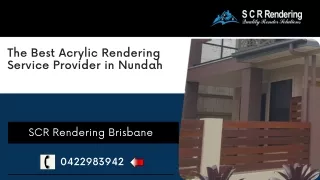 Cost Effective Acrylic and Cement Rendering Service in Nundah