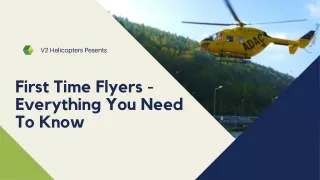 First Time Flyers - Everything You Need To Know