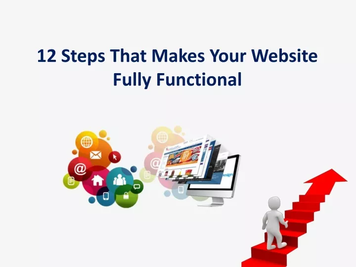 12 steps that makes your website fully functional