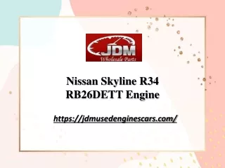Nissan Skyline R34 RB26DETT Engine | jdmusedenginescars.com