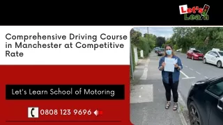 The Most Effective Driving Course in Manchester and Salford