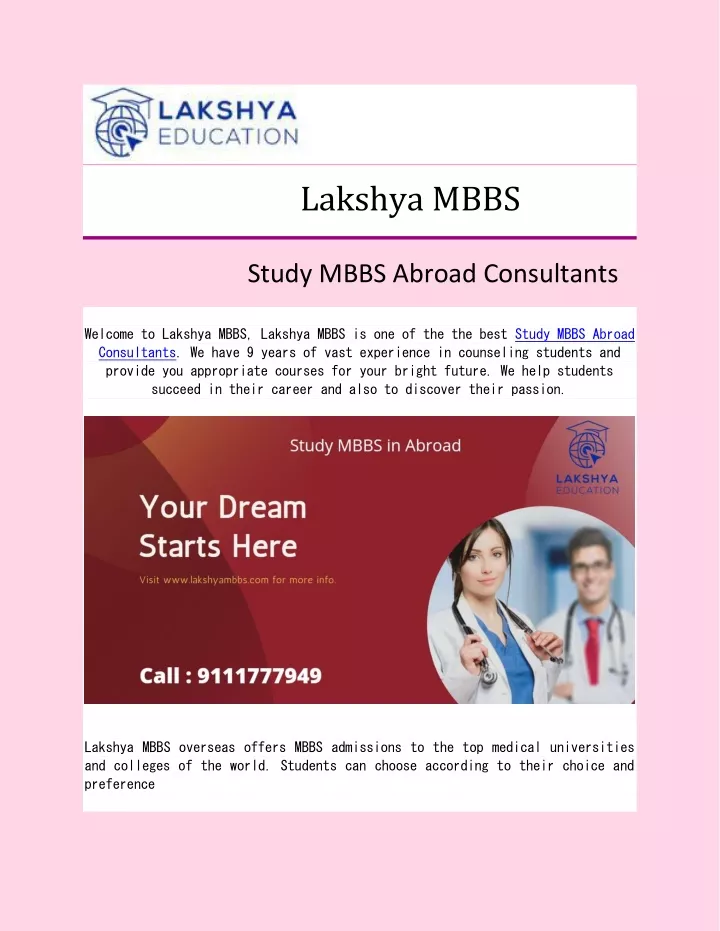 lakshya mbbs