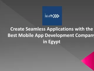 Mobile App Development Company in Egypt