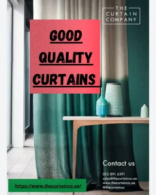 Good Quality Curtains | Thecurtain - UAE
