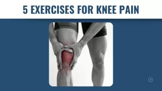 5 EXERCISES FOR KNEE PAIN | Balaji Physiotherapy Clinic Noida