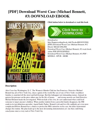 [PDF] Download Worst Case (Michael Bennett  #3) DOWNLOAD EBOOK