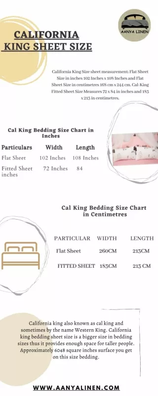California king size sheets