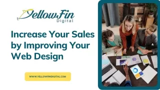 Increase Your Sales by Improving Your Web Design