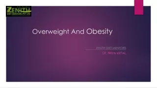 Overweight And Obesity