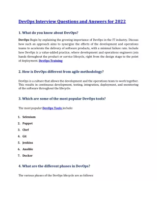 devops interview questions and answers for 2022