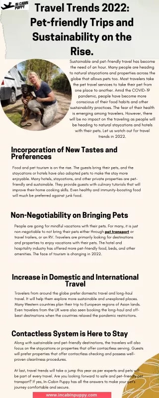 Travel Trends 2022 Pet-friendly Trips and Sustainability on the Rise. (1)