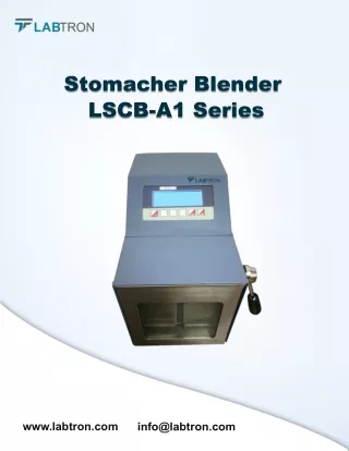 stomacher blender lscb a1 series