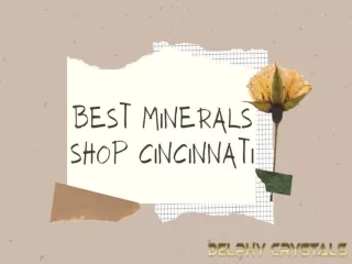 Best Minerals Shop Cincinnati