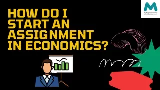 how do i start an assignment in economics