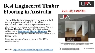 Best Engineered Timber Flooring in Australia