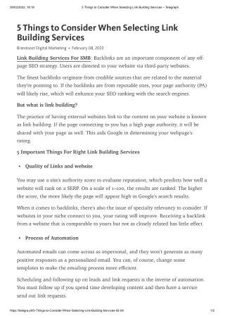 Link Building Services – Brandoost Digital Marketing