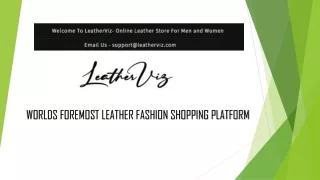 LeatherViz.com  An International Leather Fashion Website