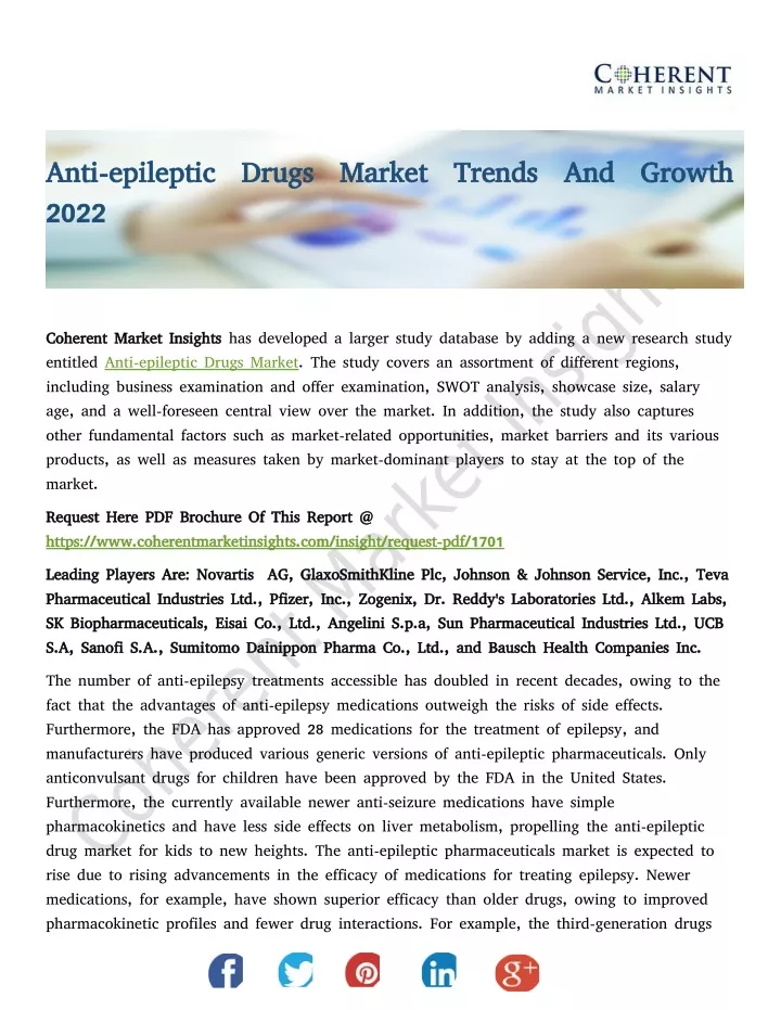 anti epileptic drugs market trends and growth