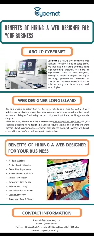 benefits of hiring a web designer for your