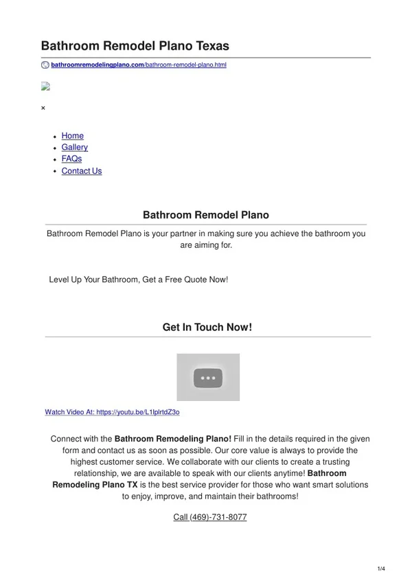 bathroom remodel plano